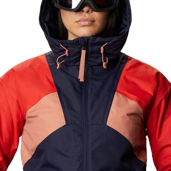 🆕Columbia Women's Alpine Diva Insulated Jacket, 1X-Dark Nocturnal/Bold O/Nova P - Picture 5 of 13